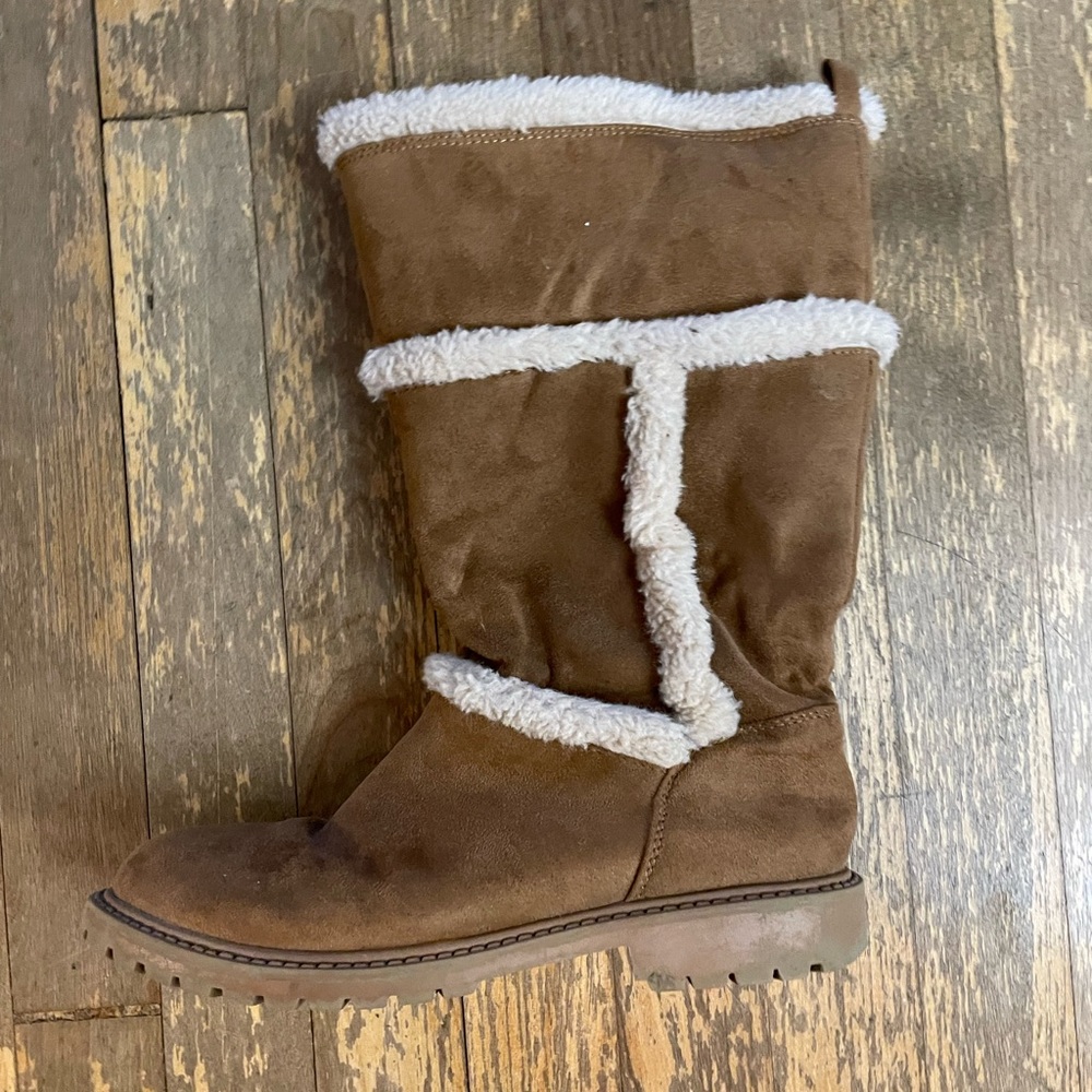 Kids (girls) fall / winter boots, warm and cosy fake fur